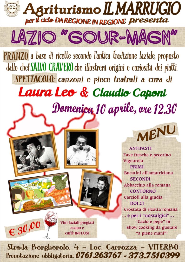 locandina pranzo laziale 10 aprile