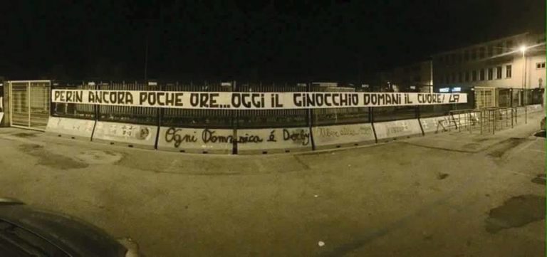 striscione perin