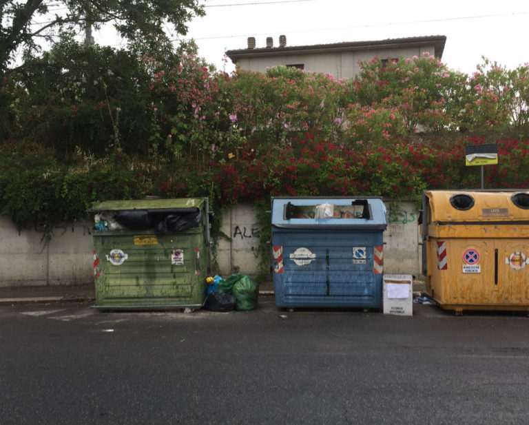 Cassonetti rifiuti Terni