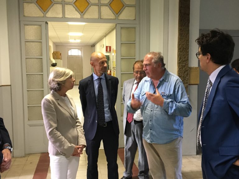 il-ministro-giannini-e-il-prof-ruggieri-in-una-precedente-visita-al-centro-strampelli