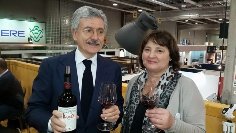 D'Alema e Fernanda Cecchini