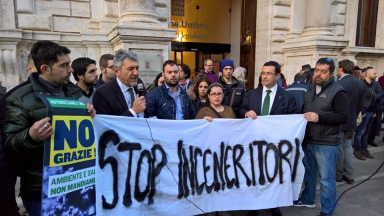 Regione Umbria protesta LEGA