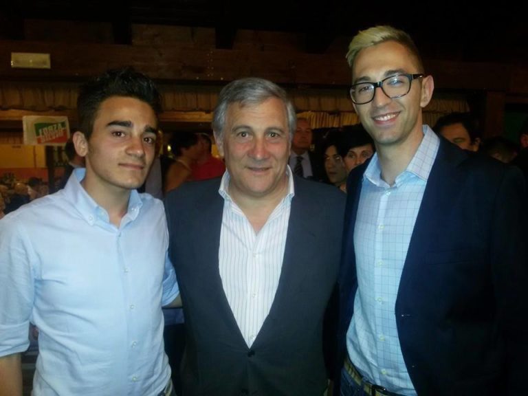 Marcelli e Dziecielsky con Tajani