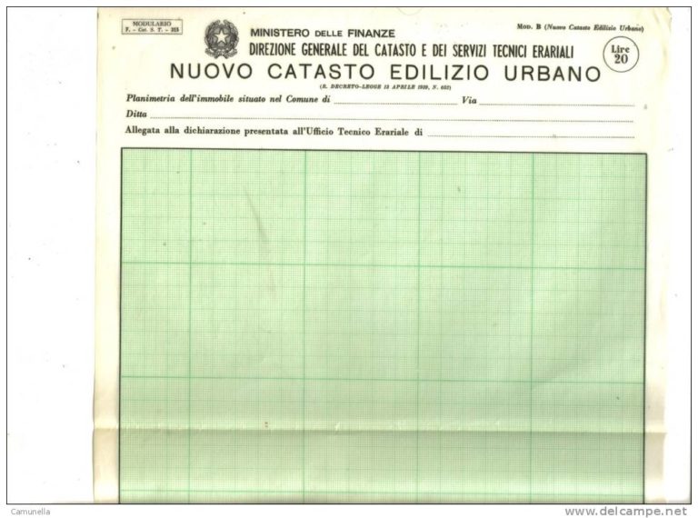 catasto edilizio