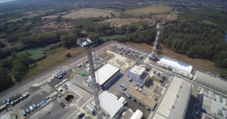 centrale nucleare Garigliano demolizione camino