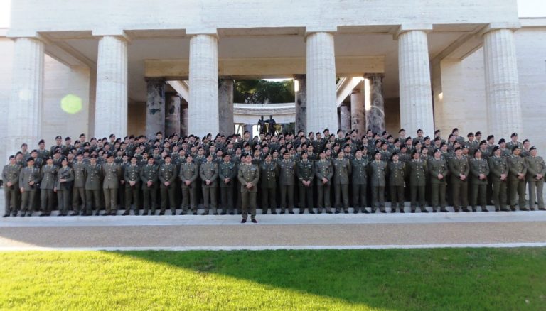 ALLIEVI MARESCIALLI DEL XIX CORSO “SALDEZZA” AD ANZIO E NETTUNO NEL 74° ANNIVERSARIO DELL’OPERAZIONE “SHINGLE”