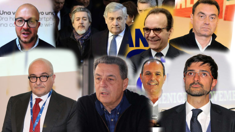 Gli uomini del centrodestra