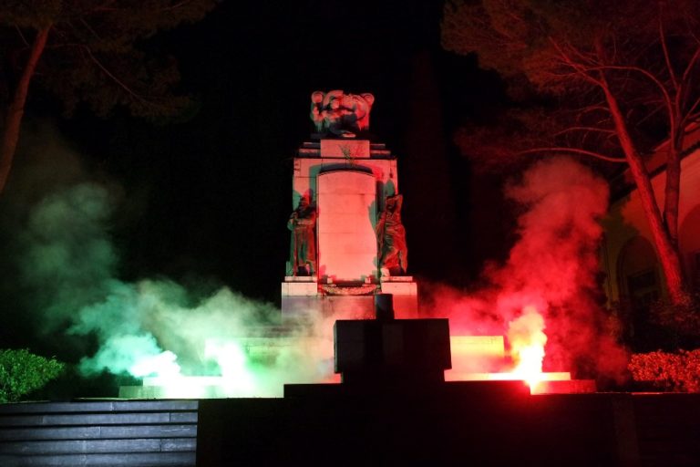 Grande guerra: CasaPound e “15-18”, luci tricolori sui monumenti per la “battaglia del solstizio”