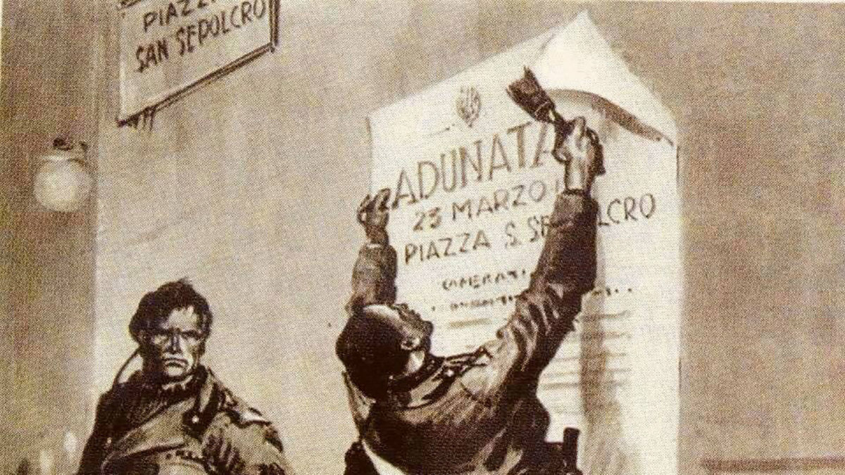 23 Marzo 1919, Mussolini Fonda I Fasci Di Combattimento A Milano: 100 ...