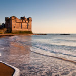 View of Castel of Pyrgi, Santa Severa - Italy