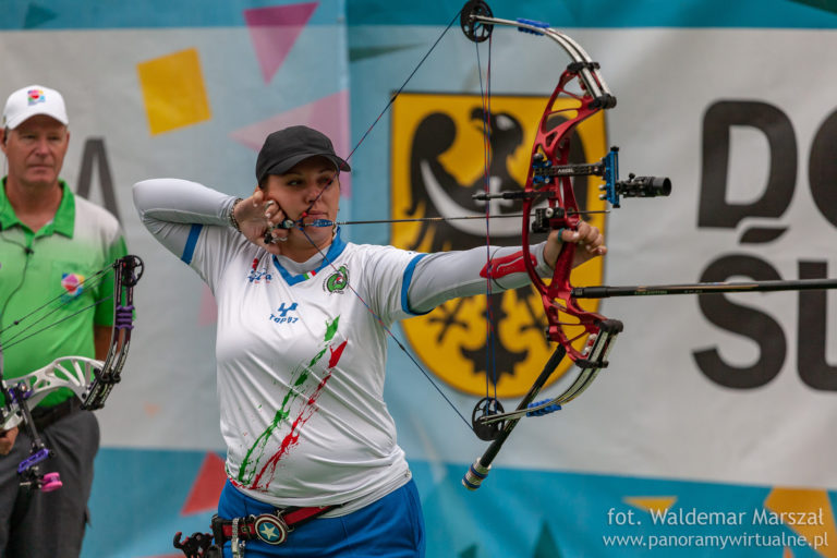 Anastasia Anastasio al tiro agli Europei Targa di Legnica. L'azzurra della Marina Militare è stata la prima delle escluse nella gara per la qualificazione a Minsk 2019