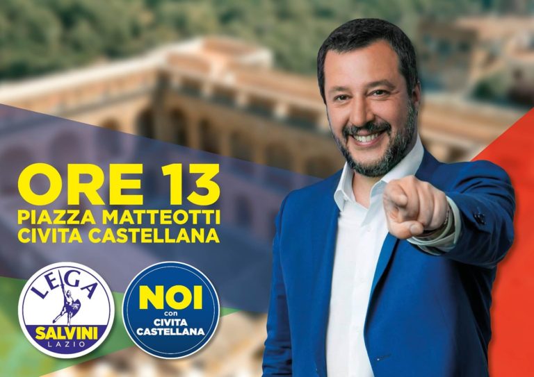 salvini a civita castellana