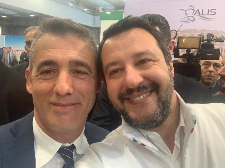 Zappacosta con Salvini
