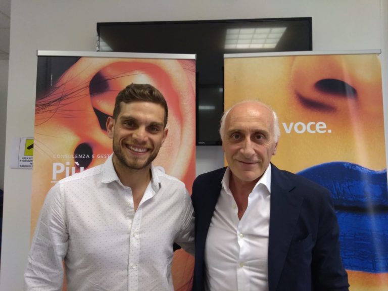 Da sinistra Antonio Posati con il presidente Tosti