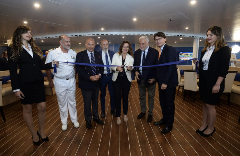 grimaldi inaugura la nave ad emissioni zero