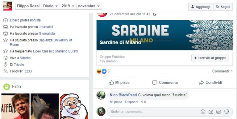 filmo rossi sardine