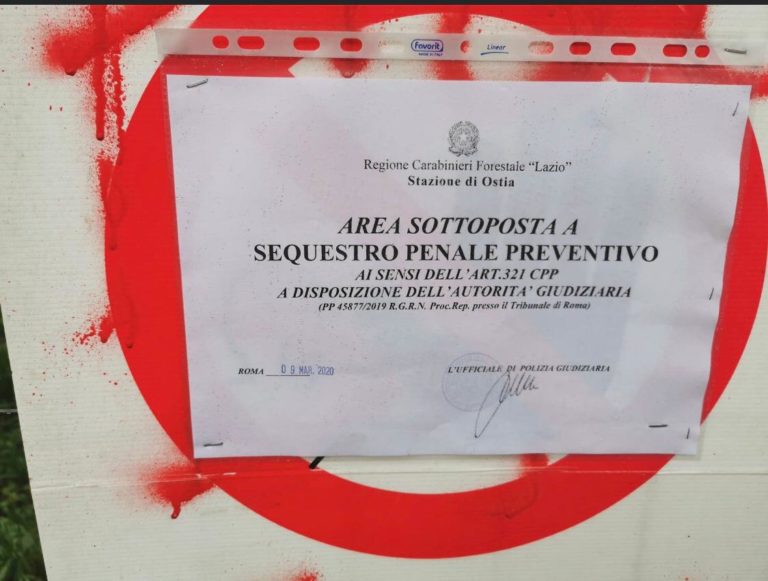 cartello sequestro 9 marzo 2020