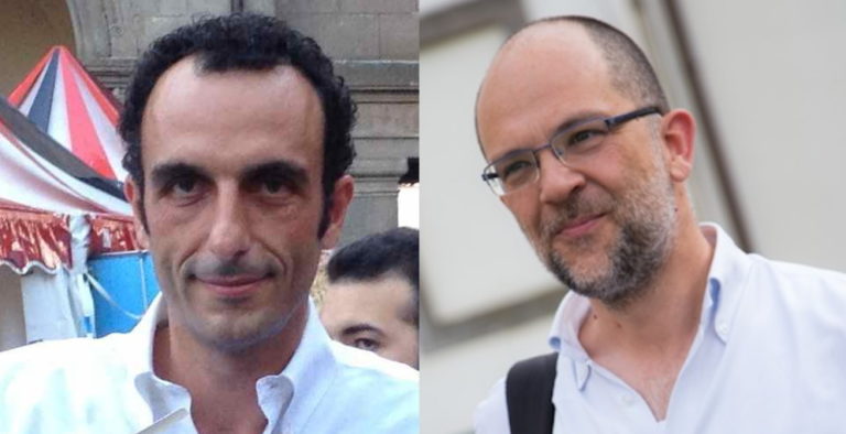 Salvatore Grimaldi con Giovanni Fiorentino