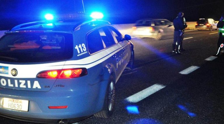 polizia-stradale-sera