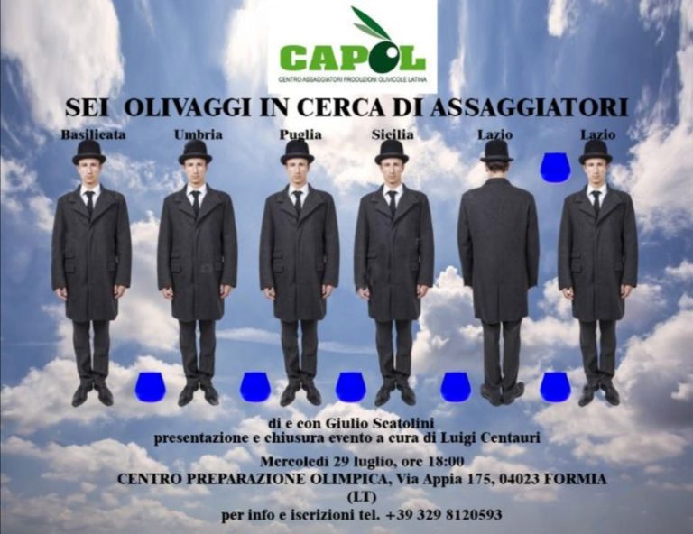 SEI OLIVAGGI IN CERCA DI ASSAGGIATORI