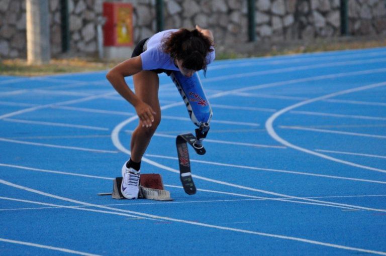 Ambra Sabatini in preparazione
