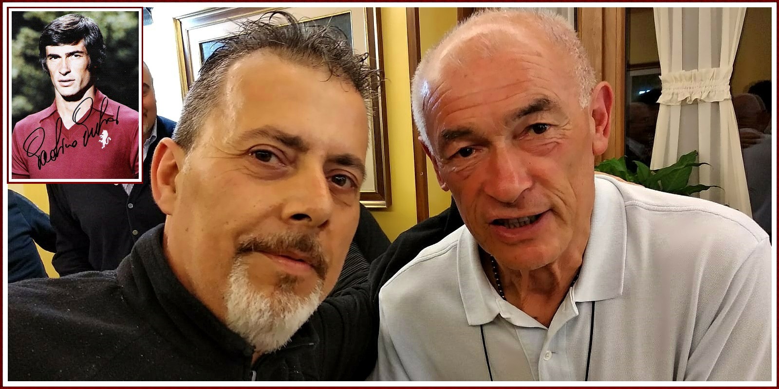 Luigi Peris con Paolino Pulici