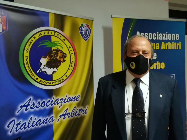 Luigi Gasbarri, rieletto presidente della sezione AIA di Viterbo