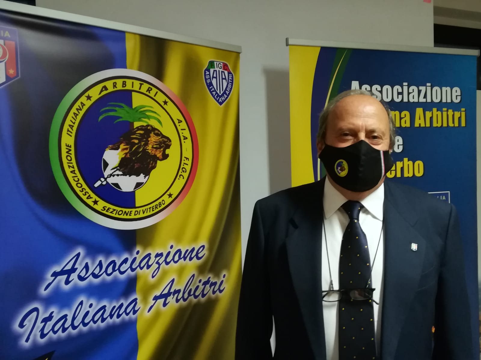 Luigi Gasbarri, rieletto presidente della sezione AIA di Viterbo