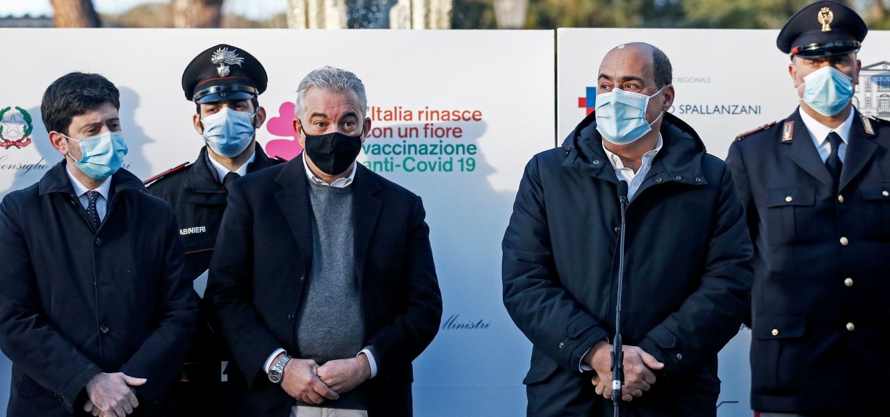 vaccini_lazio_covid_spallanzani_arcuri_speranza_zingaretti
