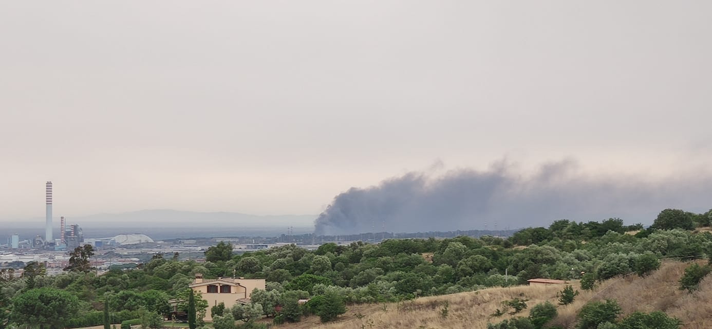 incendio frasca civitavecchia