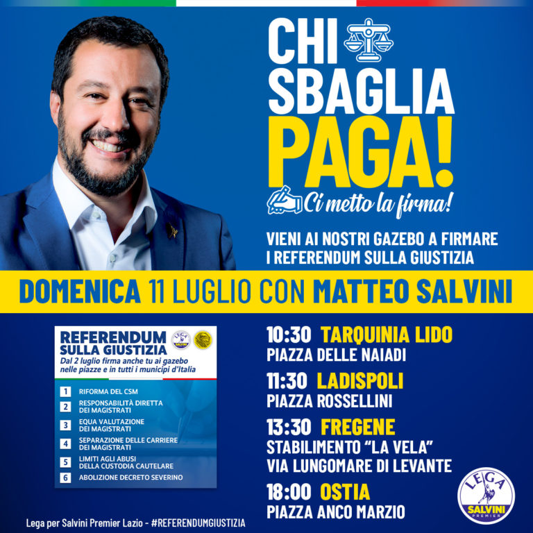 salvini a Tarquinia