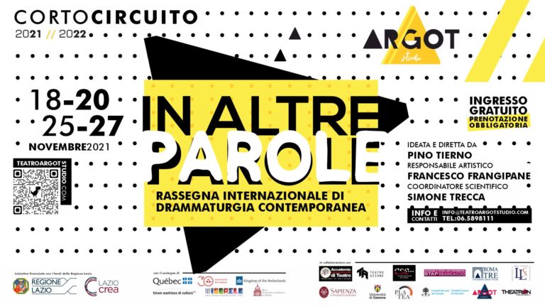 in atre parole teatro roma