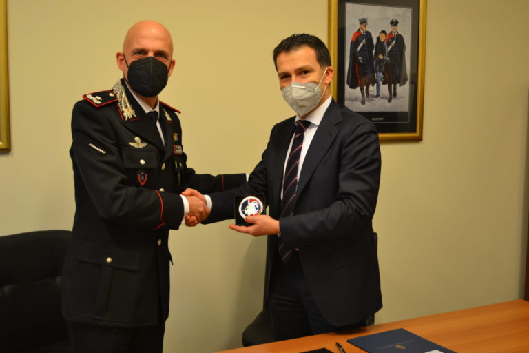 Il Gen Valerio Giardina e l'AD di Sogin Emanuele Fontani