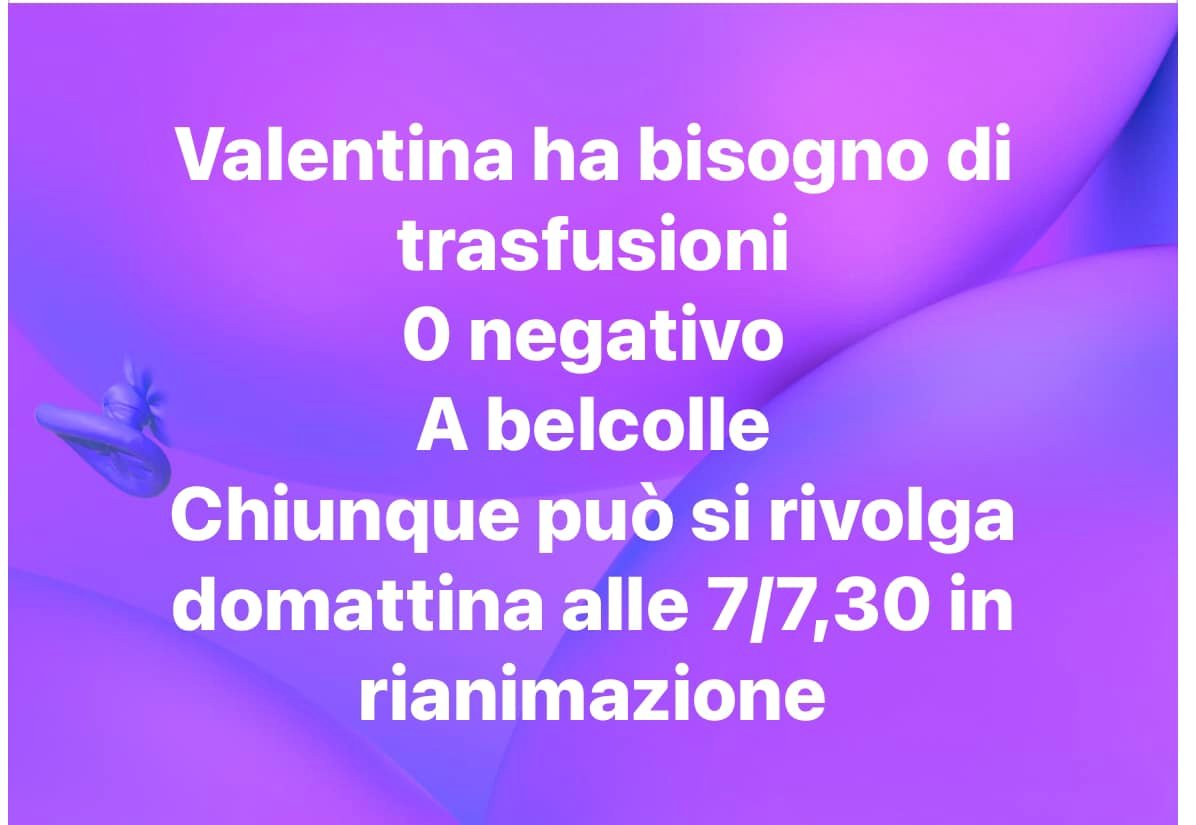 aiutiamo valentina
