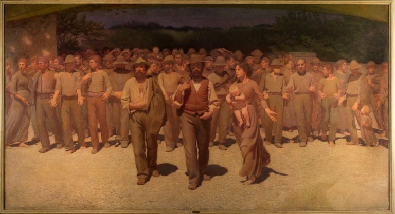 quadro sciopero lavoratori