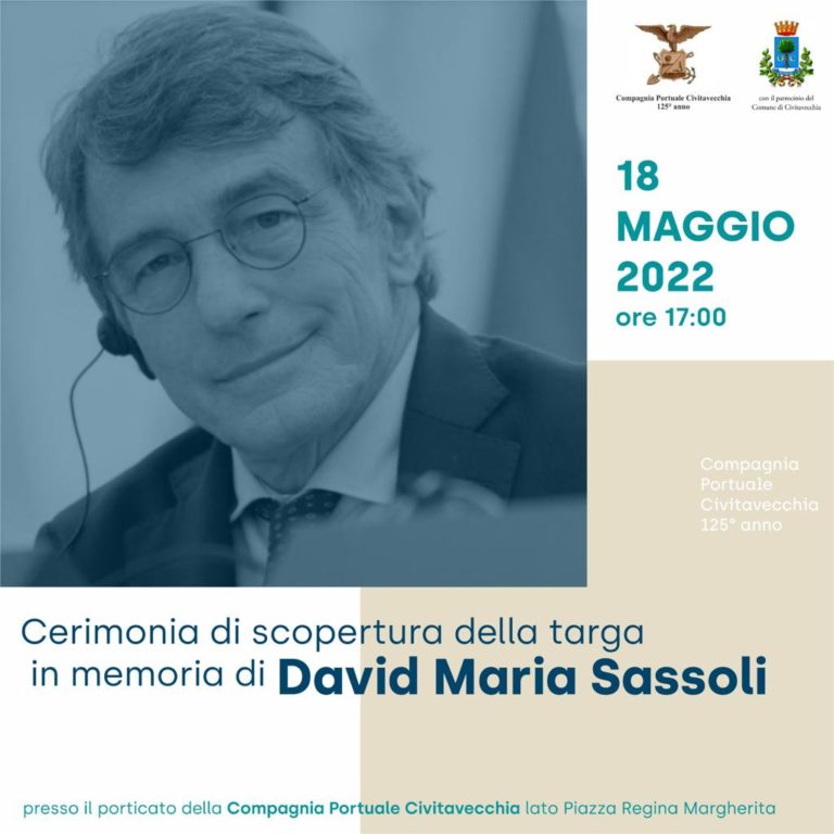 Cerimonia Targa Sassoli - 18 maggio 2022 - Foto manifesto