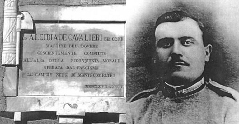 targa dedicata carabiniere alcibiade cavalieri