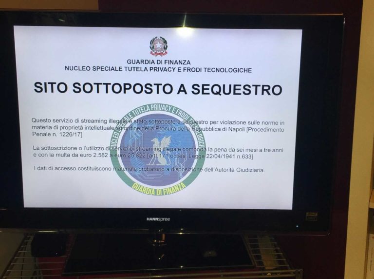 sito sequestrato
