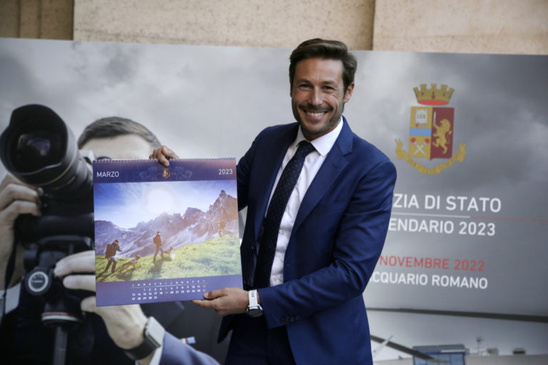 Presentazione del Calendario della Polizia di Stato con ministro interni Matteo Piantedosi