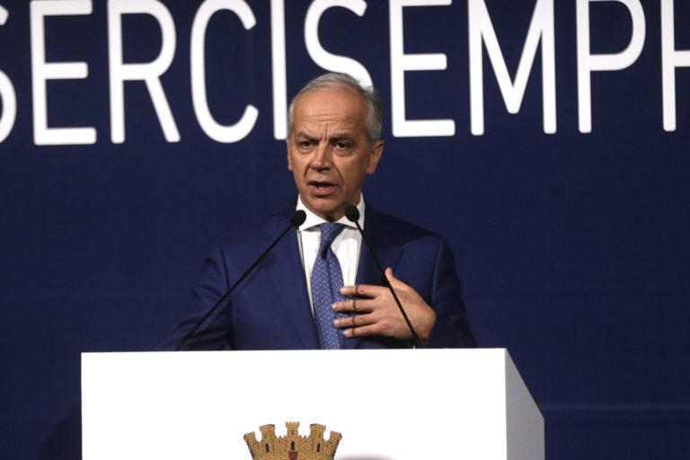 Presentazione del Calendario della Polizia di Stato con ministro interni Matteo Piantedosi