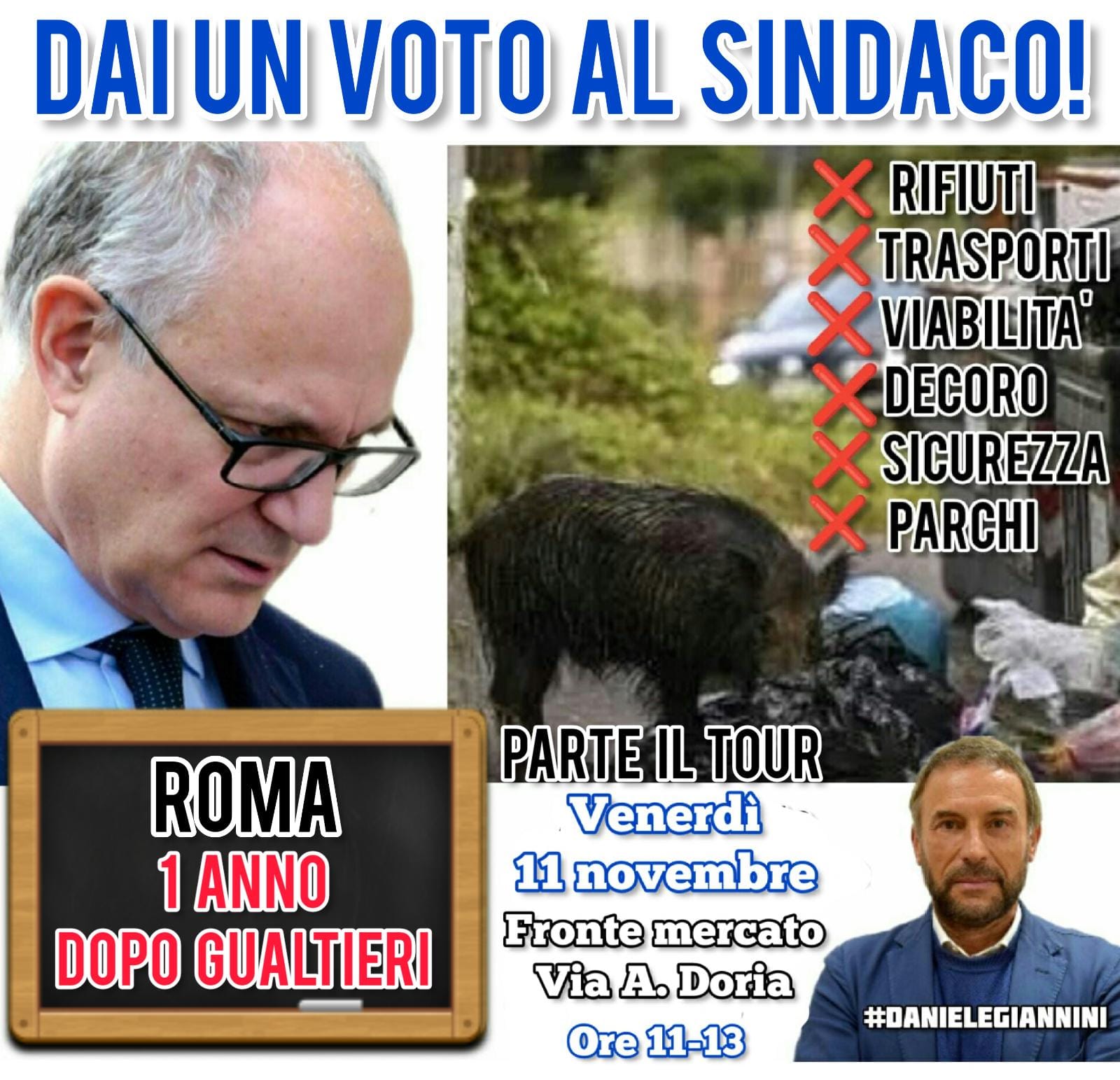 DAI UN VOTO AL SINDACO locandina