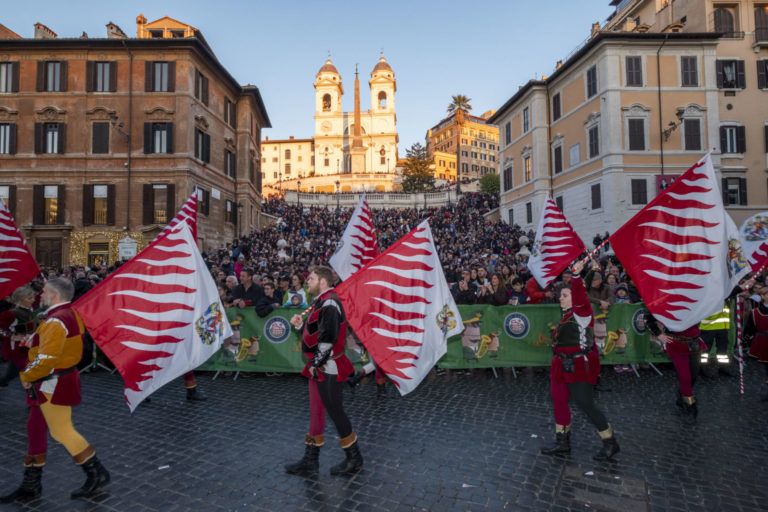 Rome, Italy. 1.1.2020. Rome New Year Parade.Copyright © 2020 Andrew Wiard