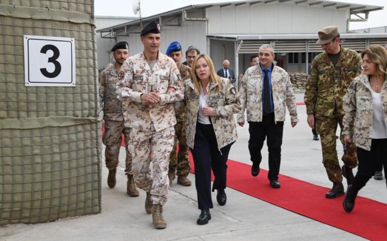 giorgia meloni con Pisani