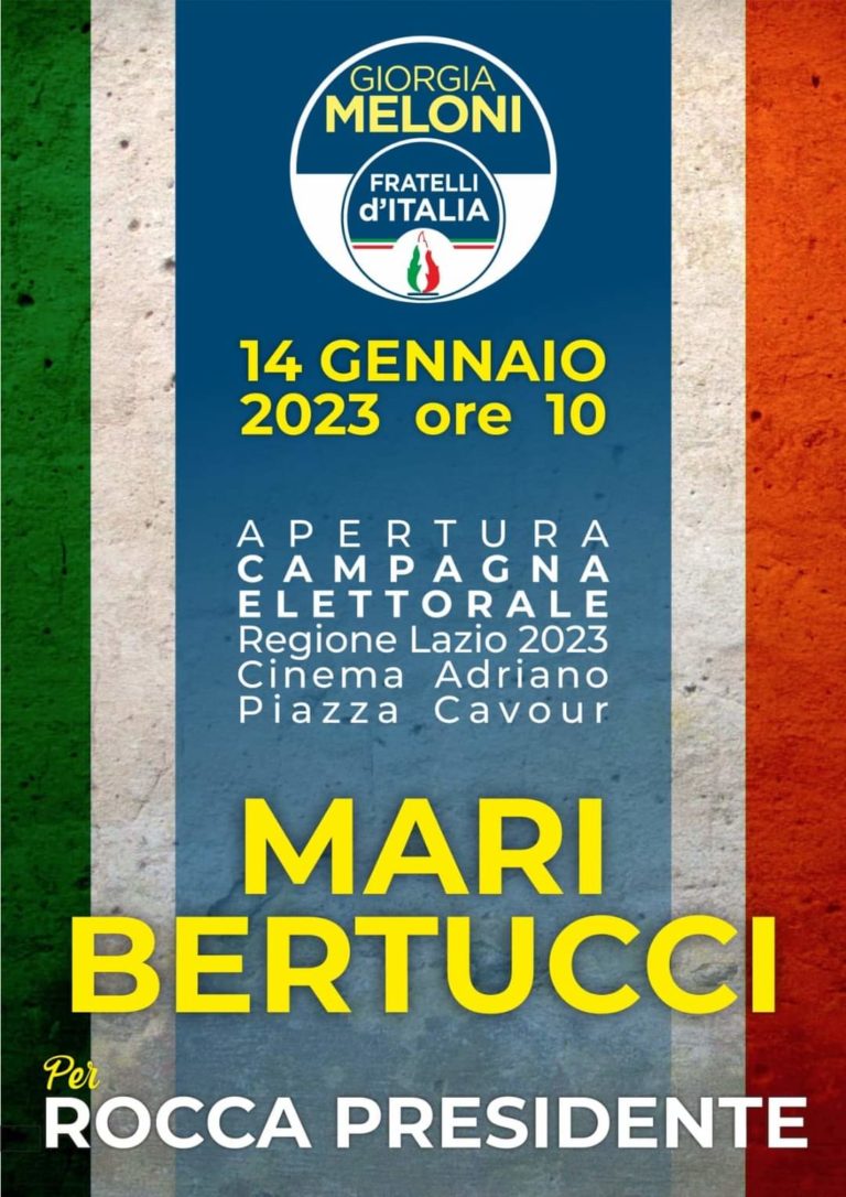 Mari - Bertucci apertura campagna elettorale