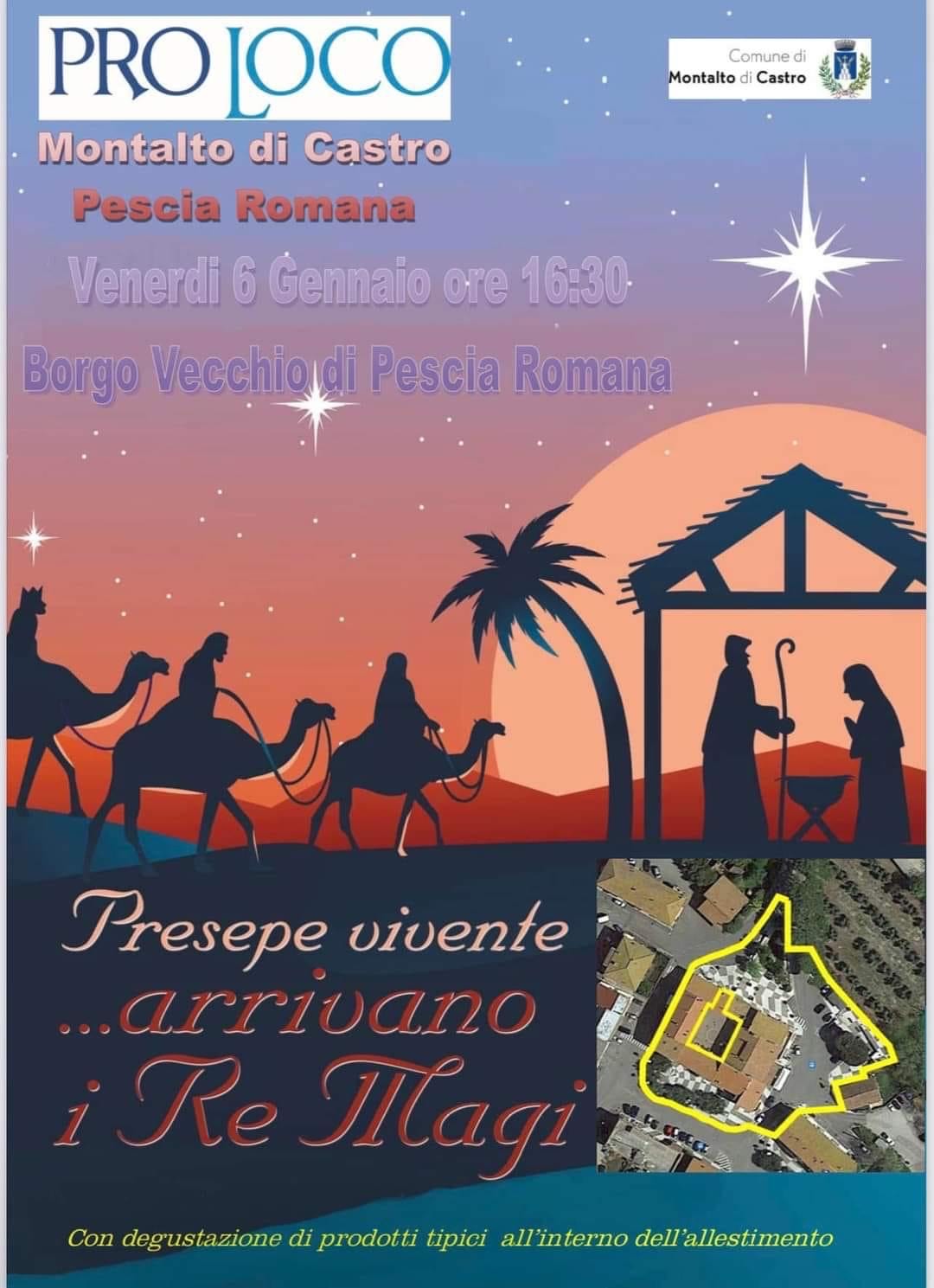 presepe vivente pescia romana