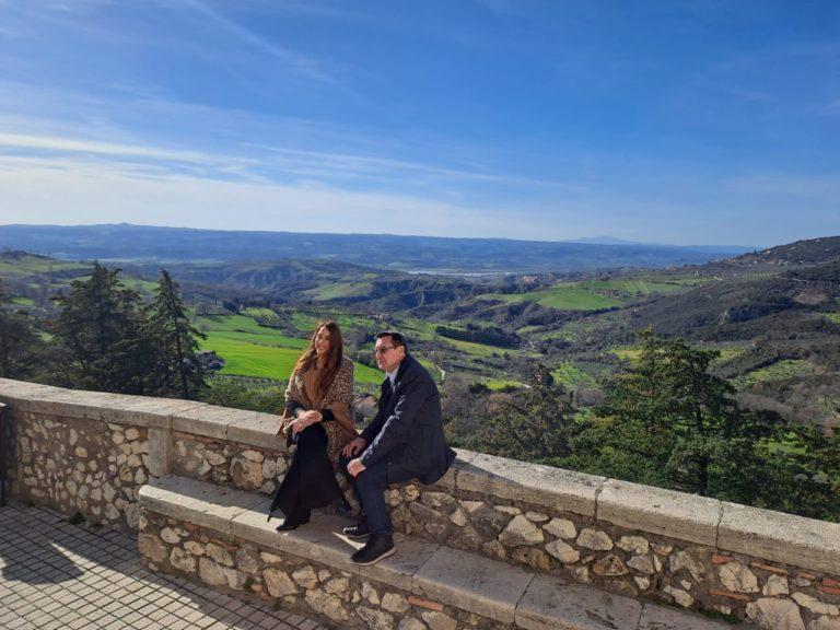 SERGIO CESARINI CON PINA GIORDANO