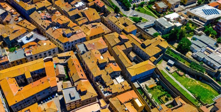 Tarquinia dall'alto