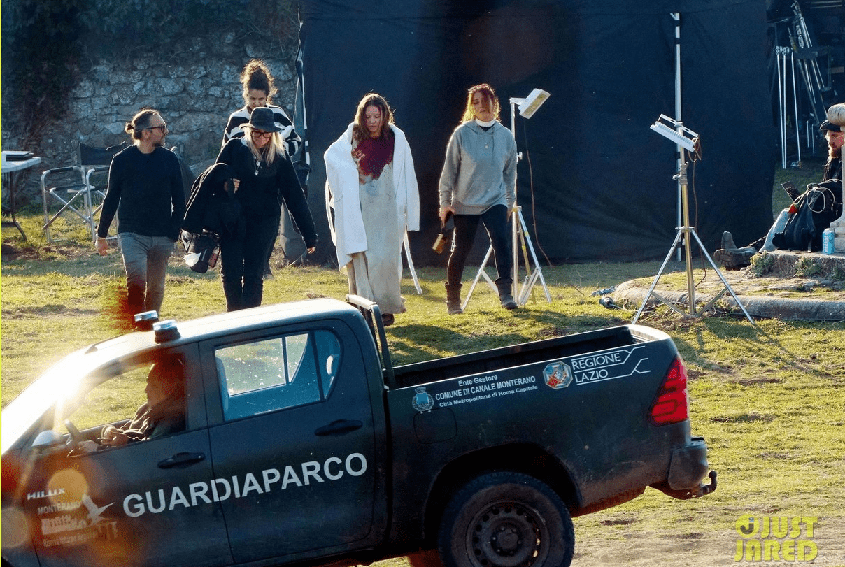 sydney-sweeney-covered-in-blood-filming-immaculate-in-italy