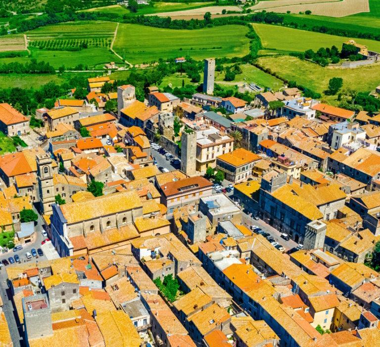 veduta centro tarquinia
