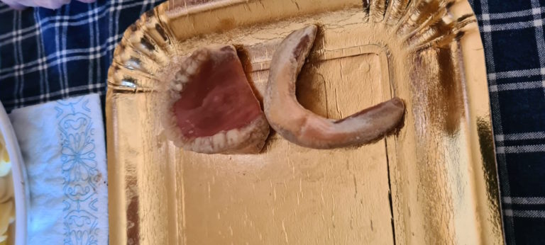 dentiera donna disabile abbandonata